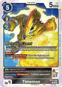 Timemon - World Convergence Release Event Cards - Rare - BT21-059 R