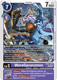 WereGarurumon - World Convergence Release Event Cards - Uncommon - BT21-078 U
