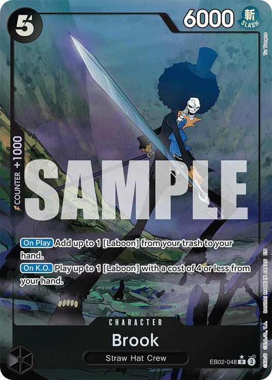 Brook (Alternate Art) - Extra Booster: Anime 25th Collection - R - EB02-048
