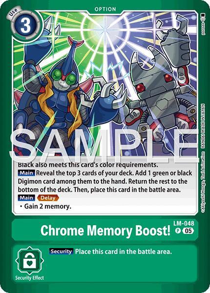 Chrome Memory Boost! - Limited Card Pack -Billion Bullet- - Promo - LM-048 P