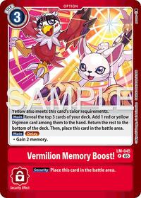 Vermillion Memory Boost! - Limited Card Pack -Billion Bullet- - Promo - LM-045 P