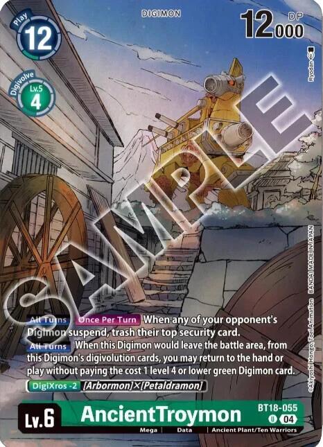 AncientTroymon (Tamer's Selection Box Ver. Championship 2024) - Release Special Booster 2.0 - Uncommon - BT18-055 U