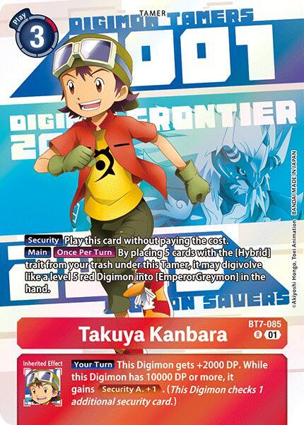 Takuya Kanbara (Digimon Animation Series 25th Anniversary Set) - Next Adventure - Rare - BT7-085 R