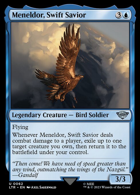 Meneldor, Swift Savior - Universes Beyond: The Lord of the Rings: Tales of Middle-earth - U - 62