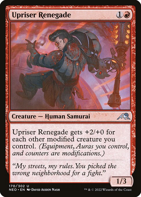 Upriser Renegade - Kamigawa: Neon Dynasty - U - 170