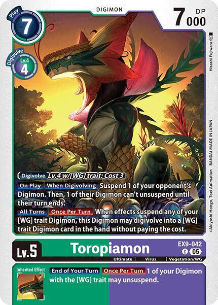 Toropiamon - Versus Monsters - Common - EX9-042 C