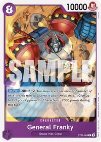 General Franky - Starter Deck 26: PURPLE/BLACK Monkey.D.Luffy - C - ST26-004