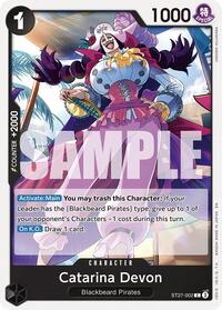 Catarina Devon - Starter Deck 27: BLACK Marshall.D.Teach - C - ST27-002