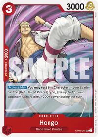 Hongo (Reprint) - Starter Deck 23: RED Shanks - UC - OP09-011
