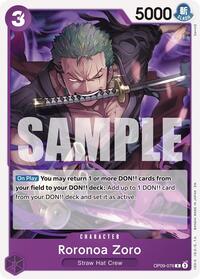 Roronoa Zoro (Reprint) - Starter Deck 26: PURPLE/BLACK Monkey.D.Luffy - R - OP09-076