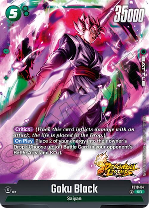 Goku Black - Starter Deck 10: Giblet - Super Rare - FS10-04