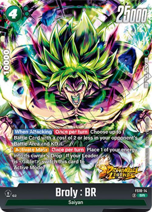 Broly : BR - Starter Deck 10: Giblet - Super Rare - FS10-14