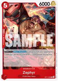 Zephyr - A Fist of Divine Speed Release Event Cards - C - OP11-006