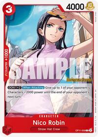 Nico Robin - A Fist of Divine Speed Release Event Cards - C - OP11-009