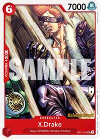 X.Drake - A Fist of Divine Speed Release Event Cards - UC - OP11-017