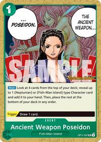 Ancient Weapon Poseidon - A Fist of Divine Speed Release Event Cards - UC - OP11-037