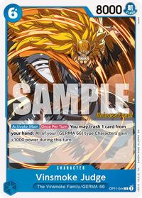 Vinsmoke Judge - A Fist of Divine Speed Release Event Cards - C - OP11-044