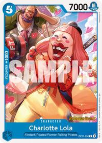 Charlotte Lola - A Fist of Divine Speed Release Event Cards - C - OP11-052