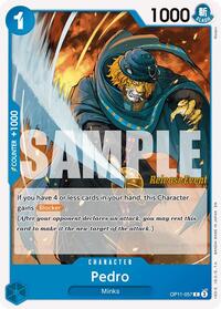 Pedro - A Fist of Divine Speed Release Event Cards - C - OP11-057