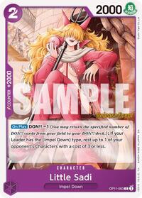 Little Sadi - A Fist of Divine Speed Release Event Cards - C - OP11-063