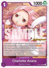 Charlotte Anana - A Fist of Divine Speed Release Event Cards - UC - OP11-065