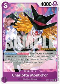 Charlotte Mont-d'or - A Fist of Divine Speed Release Event Cards - UC - OP11-072