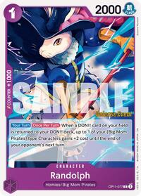 Randolph - A Fist of Divine Speed Release Event Cards - C - OP11-077