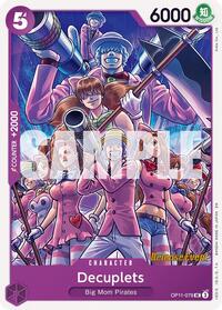 Decuplets - A Fist of Divine Speed Release Event Cards - UC - OP11-078