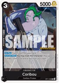 Coribou - A Fist of Divine Speed Release Event Cards - C - OP11-086