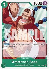 Scratchmen Apoo (Reprint) - Starter Deck 24: GREEN Jewelry Bonney - R - EB01-015