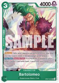 Bartolomeo (Reprint) - Starter Deck 24: GREEN Jewelry Bonney - UC - OP07-031
