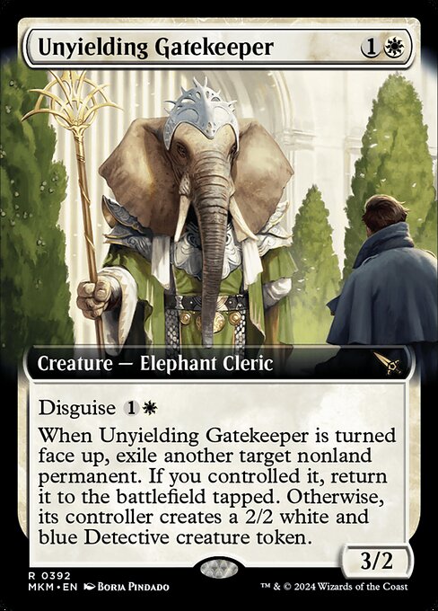 Unyielding Gatekeeper (Extended Art) - Murders at Karlov Manor - R - 392