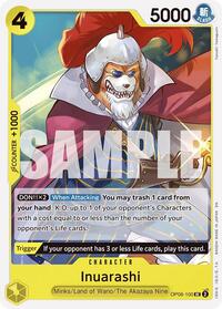 Inuarashi (Reprint) - Starter Deck 28: GREEN/YELLOW Yamato - UC - OP06-100