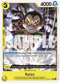 Raizo (Reprint) - Starter Deck 28: GREEN/YELLOW Yamato - C - OP06-112