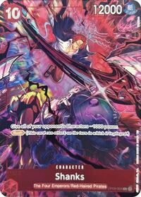 Shanks (004) (English Version 2nd Anniversary Set) - One Piece Promotion Cards - SR - OP09-004