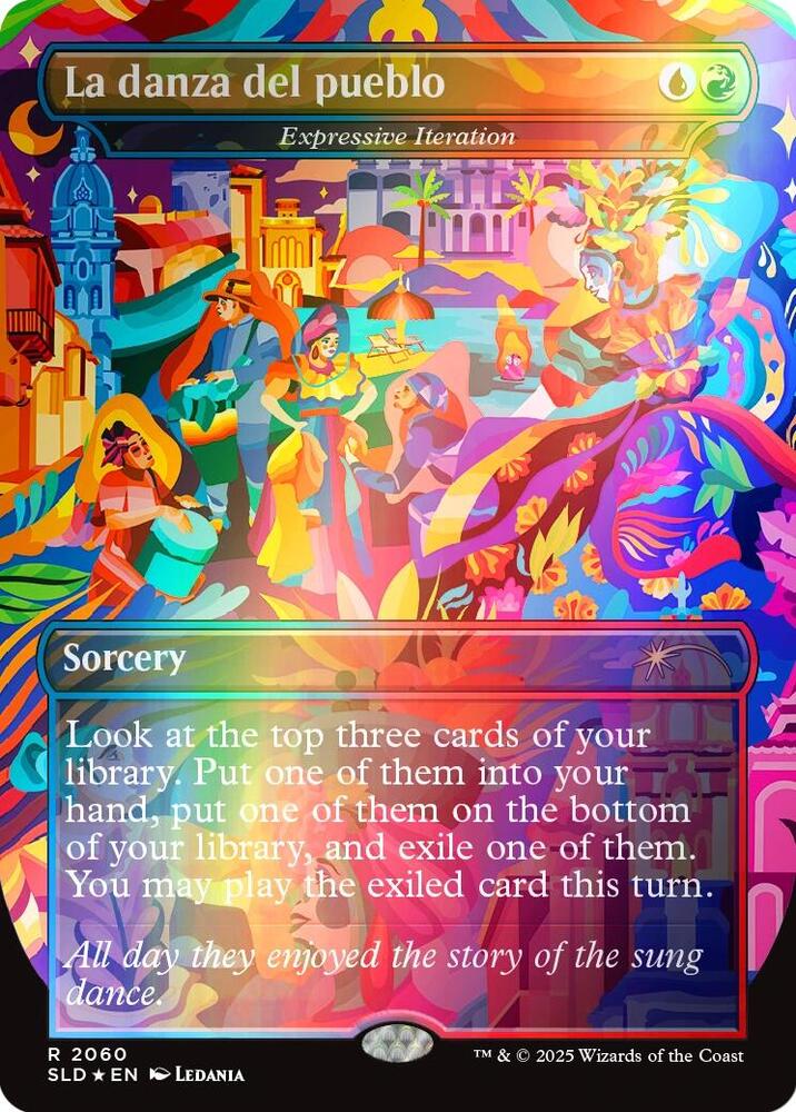 La danza del pueblo - Expressive Iteration (Rainbow Foil) - Secret Lair Drop Series - R - 2060