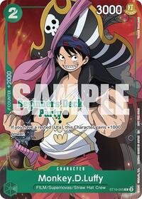 Monkey.D.Luffy (Beginners Deck Party [ST-23] - [ST-28] Winner Pack) - One Piece Promotion Cards - C - ST16-005