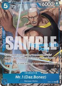 Mr. 1 (Daz.Bonez) (Beginners Deck Party [ST-23] - [ST-28] Winner Pack) - One Piece Promotion Cards - R - EB01-027