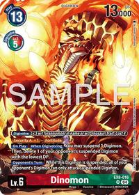 Dinomon (Digimon Liberator Debuggers set) - Chain of Liberation - Super Rare - EX8-016 SR