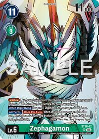 Zephagamon (Digimon Liberator Debuggers Set) - Starter Deck 18: Guardian Vortex - Super Rare - ST18-12 SR