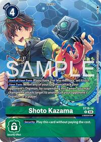 Shoto Kazama (Digimon Liberator Debuggers Set) - Starter Deck 18: Guardian Vortex - Rare - ST18-14 R