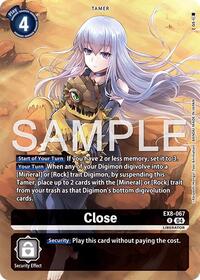 Close (Digimon Liberator Debuggers Set) - Chain of Liberation - Rare - EX8-067 R