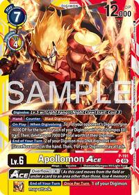 Apollomon ACE (Store Tournament 2025 Vol.3 Participation Pack) - Digimon Promotion Cards - Super Rare - P-191 P