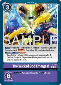 The Wicked God Emerges! (Store Tournament 2025 Vol.3 Participation Pack) - Digimon Promotion Cards - Promo - P-193 P