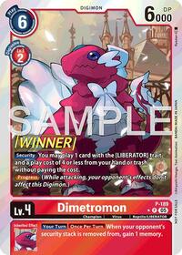 Dimetromon (Store Tournament 2025 Vol.3 Winner Pack) - Digimon Promotion Cards - Promo - P-189 P