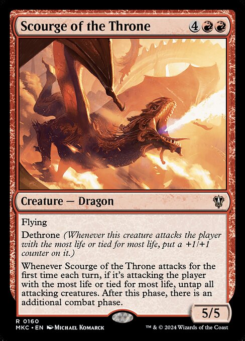 Scourge of the Throne - Commander: Murders at Karlov Manor - R - 160