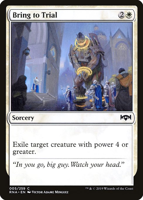 Bring to Trial - Ravnica Allegiance - C - 5