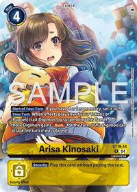 Arisa Kinosaki (Digimon Liberator Debuggers Set) - Starter Deck 19: Fable Waltz - Rare - ST19-14 R