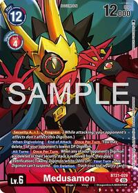Medusamon (Digimon Liberator Debuggers Set) - World Convergence - Super Rare - BT21-029 SR