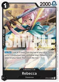 Rebecca (Judge Pack Vol. 6) - One Piece Promotion Cards - R - OP04-092